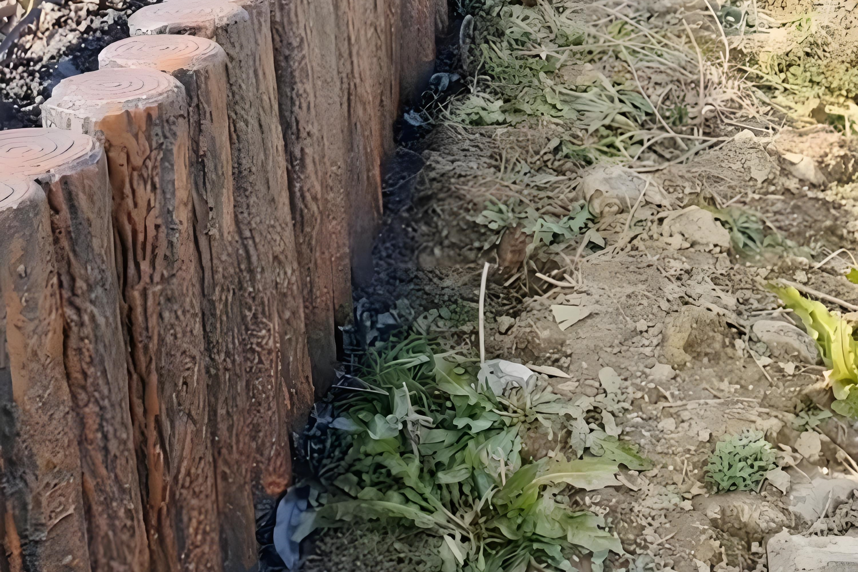 水泥樁批發(fā)廠家泓樺錦嘉-水泥仿木樁表面的紋理是如何制作出來(lái)的?