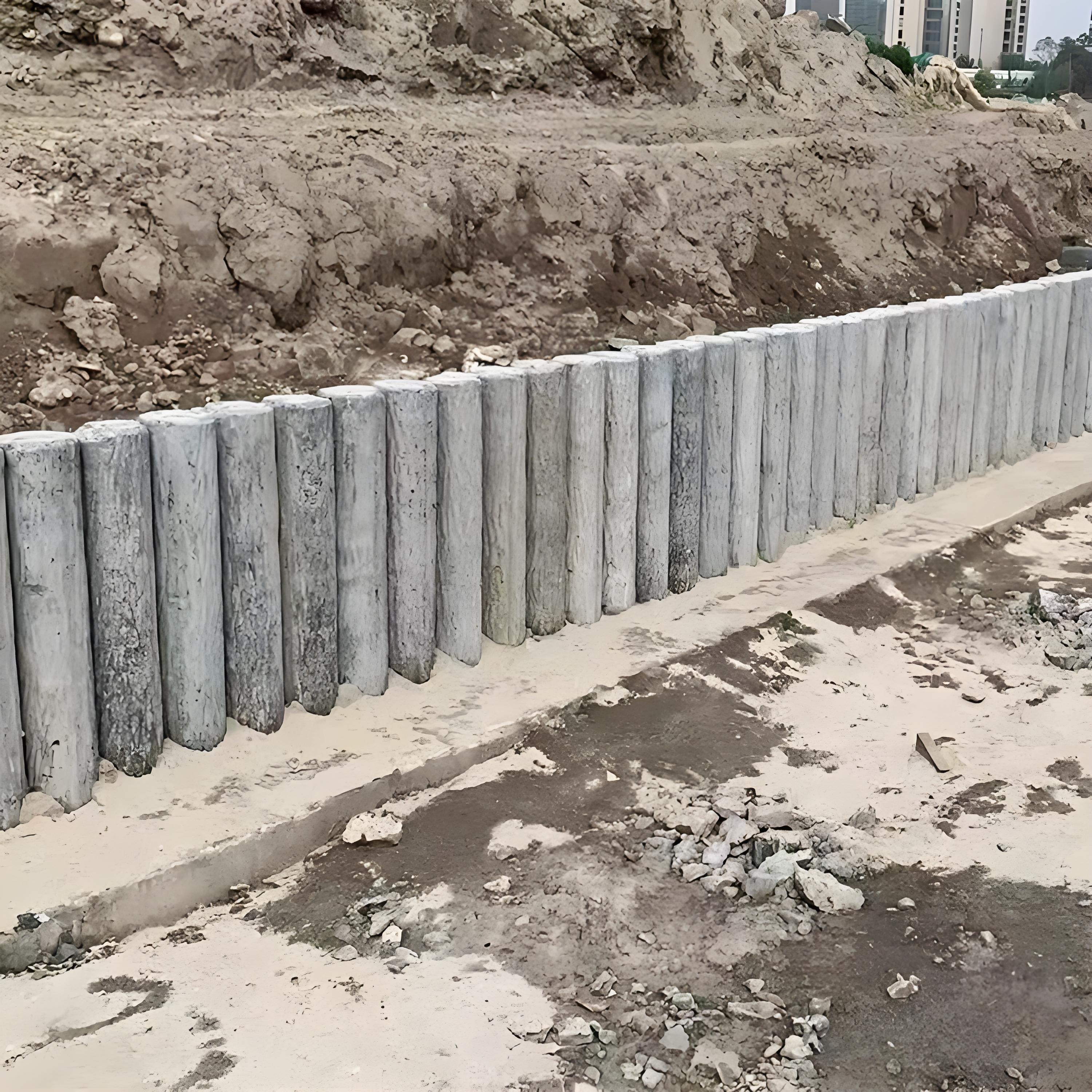 水泥樁批發廠家泓樺錦嘉 - 打水泥樁的樁間距最小可以是多少？?