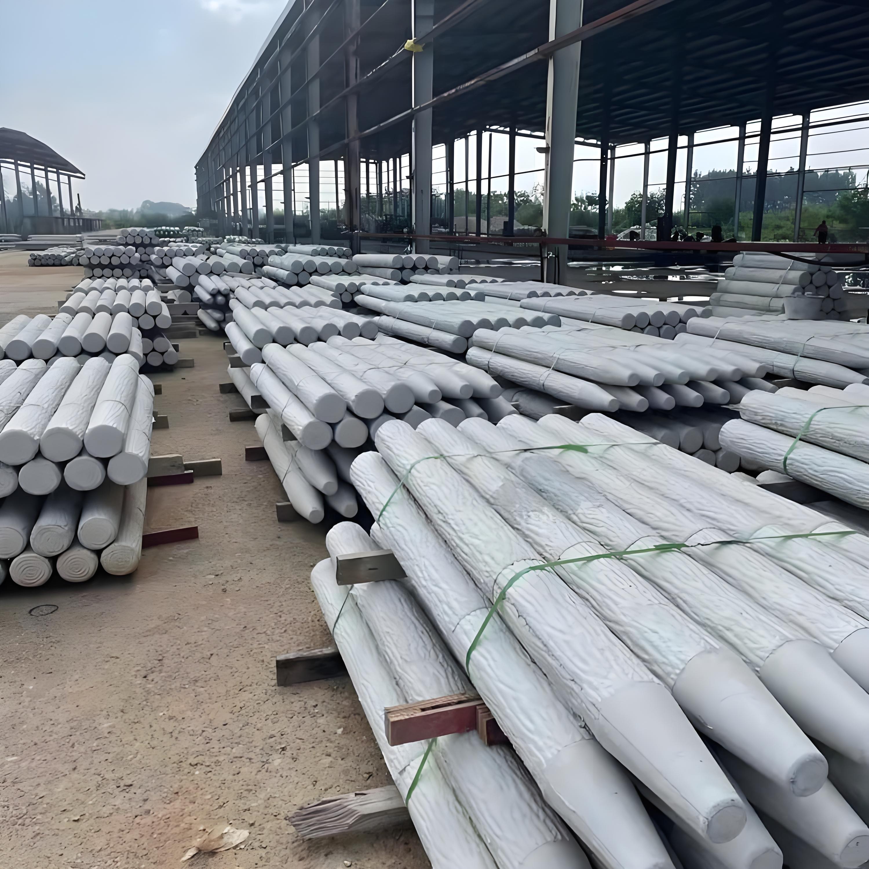 水泥仿木樁廠家泓樺錦嘉-打仿木樁需要打樁機嗎？